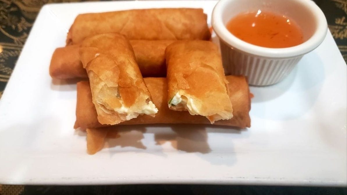 Cheese Rolls Appetizer.