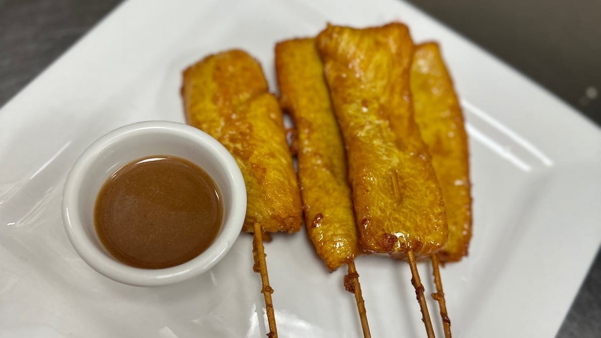 Chicken Satay Appetizer.