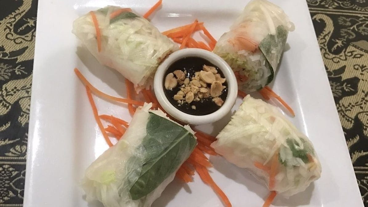 Fresh Ball Rolls Appetizer.