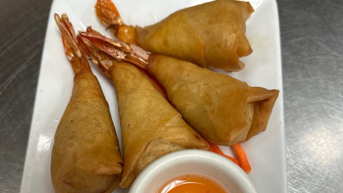 Shrimp Rolls Appetizer.