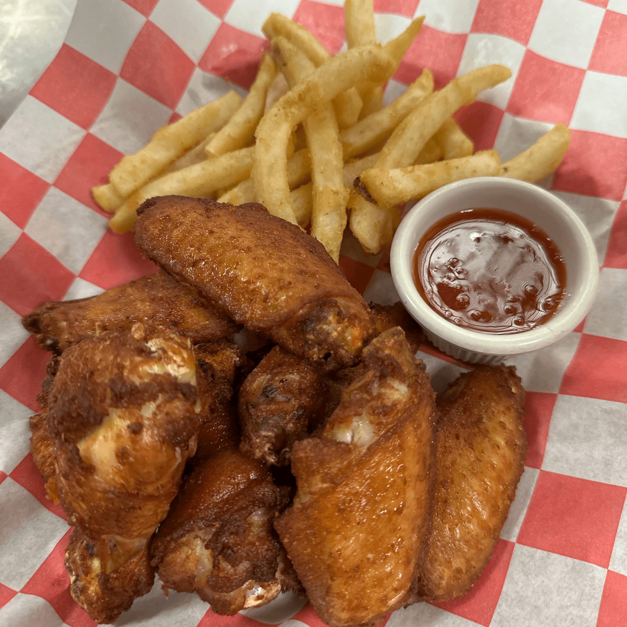 Thai Chicken Wings Appetizer.