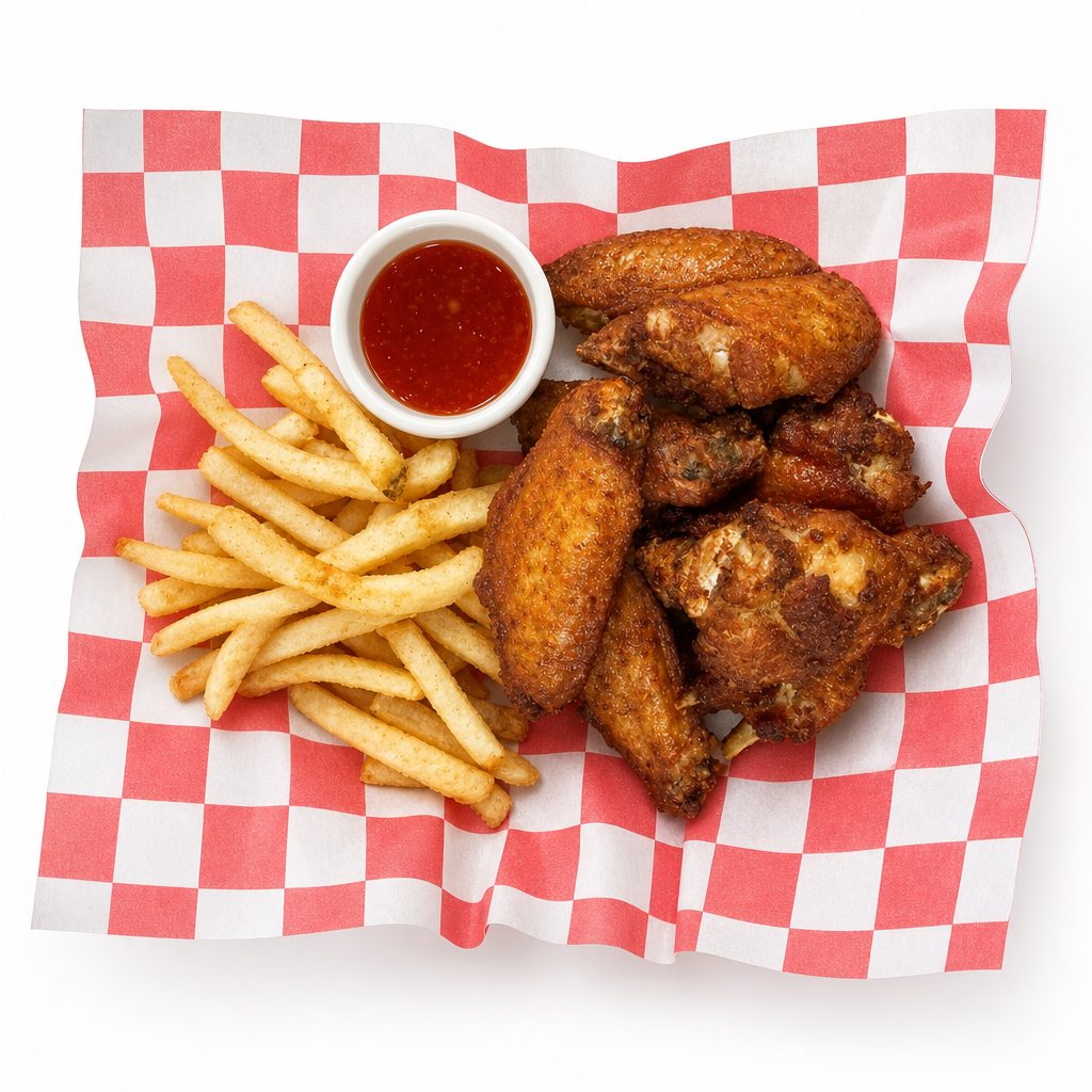Crispy Chicken Wings.
