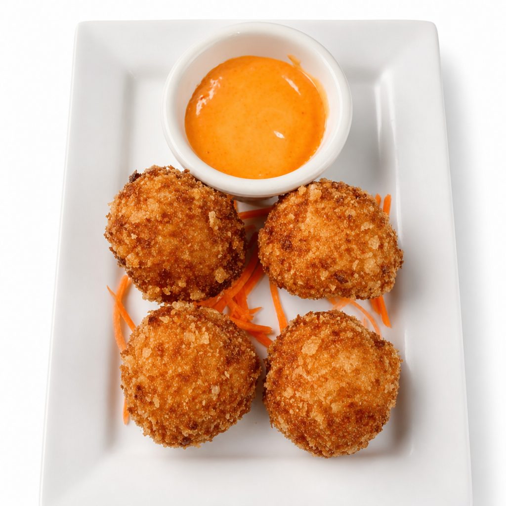 Fried Risotto Ball Appetizer.