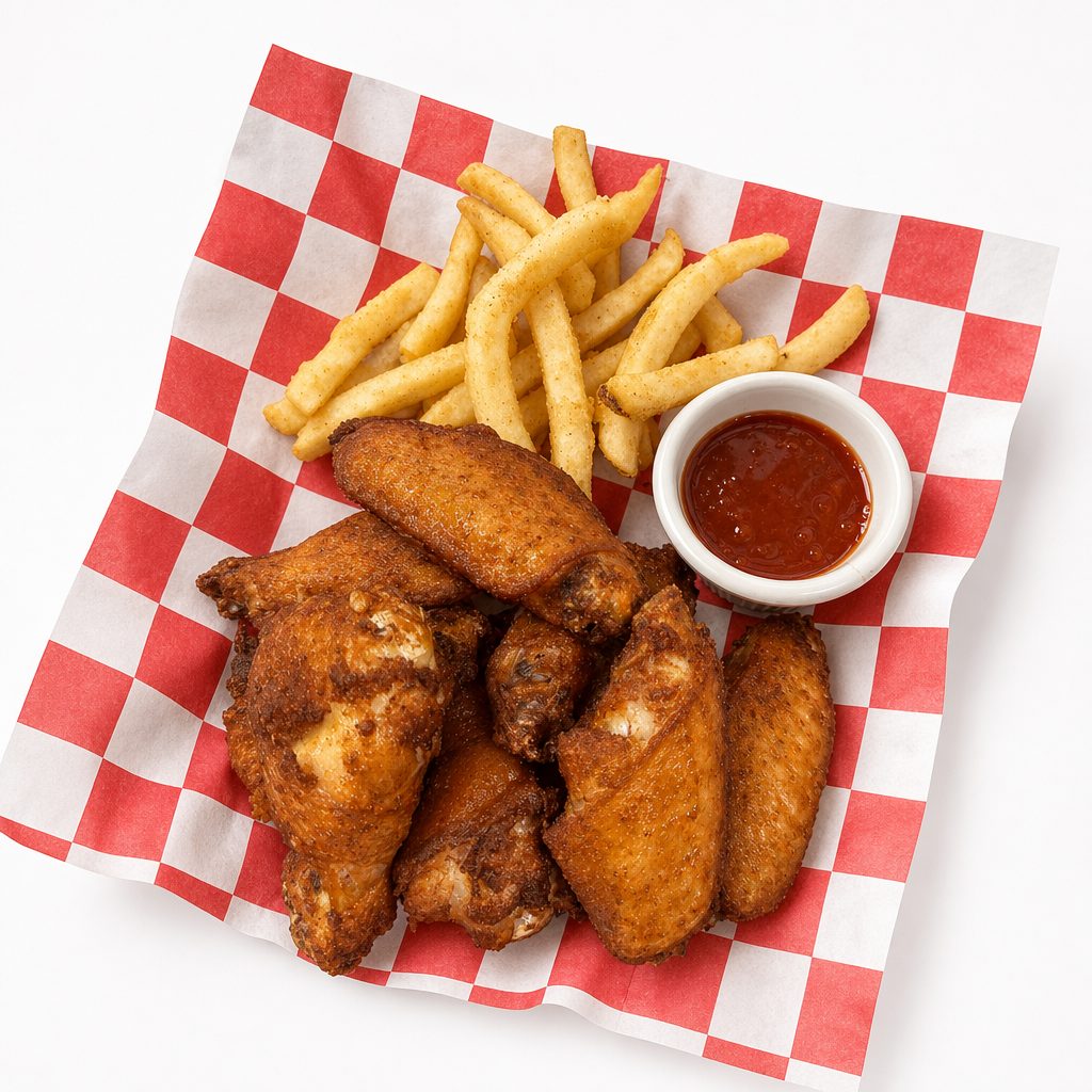 Thai Chicken Wings Appetizer.