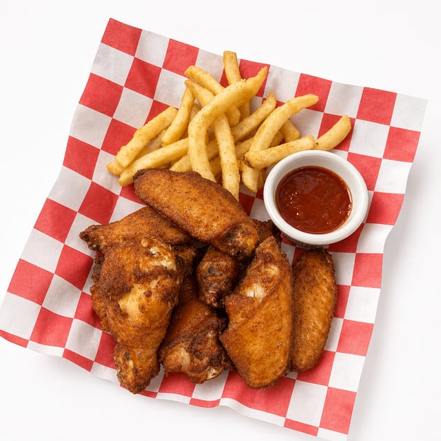 Thai Chicken Wings Appetizer.