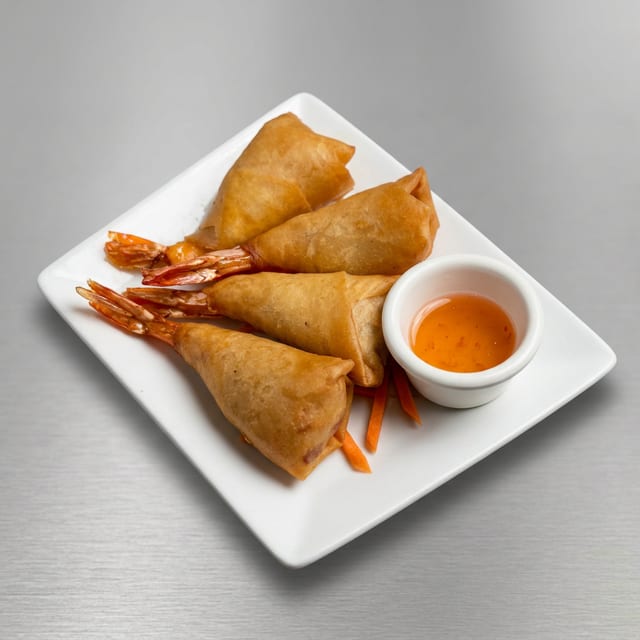 # 4: Shrimp Rolls Appetizer.