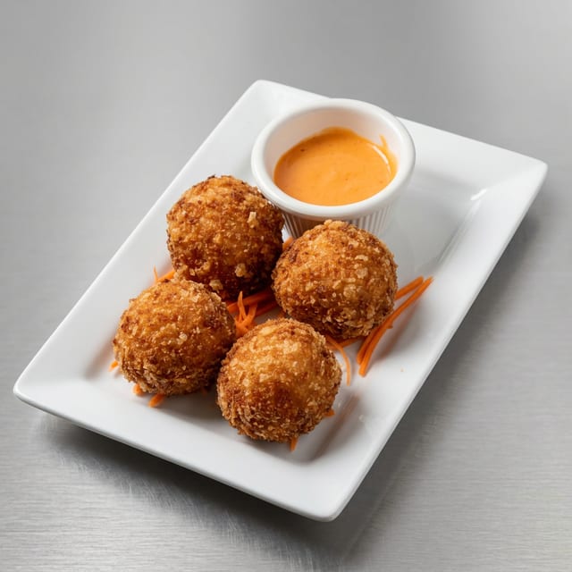 # 56: Fried Risotto Ball Appetizer.